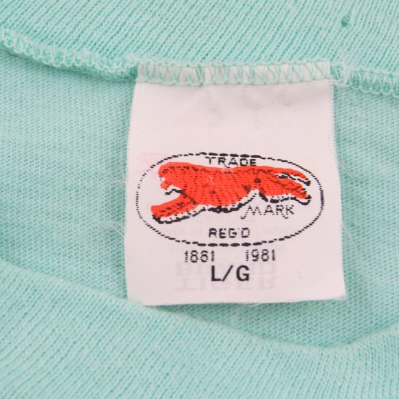 Vintage Graphic T-shirt - Fab Fifites Felt Lettering - Men's Large - Picture 7 of 8